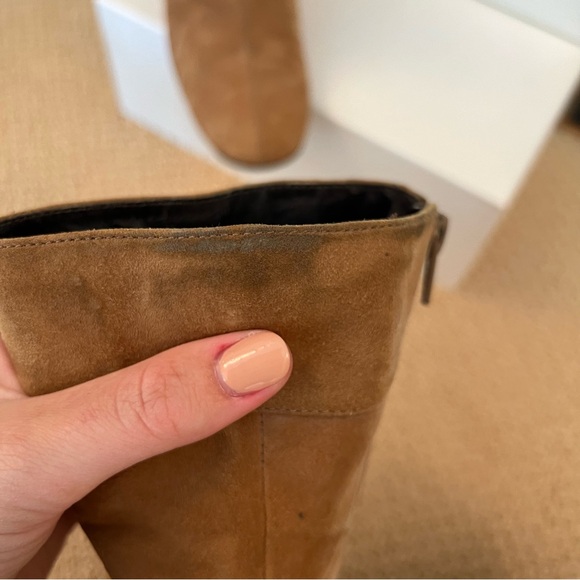 Brown wedge booties - Picture 6 of 8